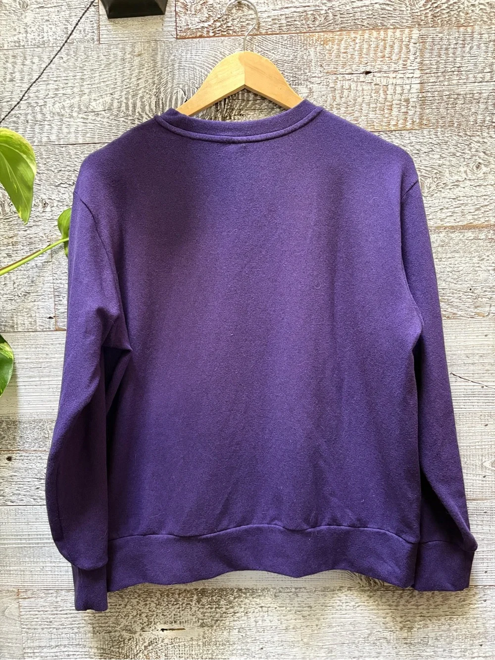 Uniqlo | Women's Soft Knitted Crew Neck Long Sleeve Pullover - S, Purple - Picture 2 of 7